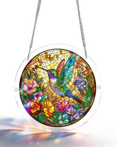 Acrylic Suncatcher Puzzle- Botanical Nectar Oasis