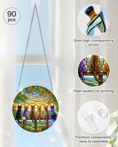 Acrylic Suncatcher Puzzle - Horizon Watchers