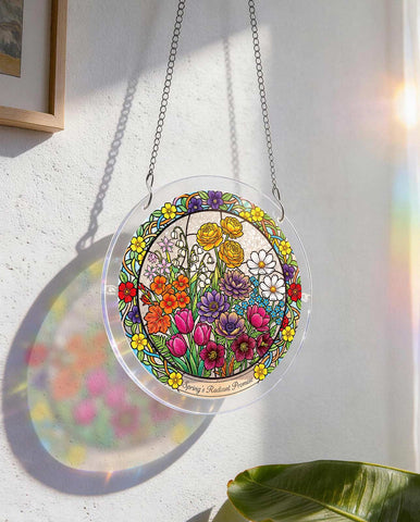 Acrylic Suncatcher Puzzle - Spring’s Radiant Promise