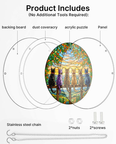 Acrylic Suncatcher Puzzle - Horizon Watchers